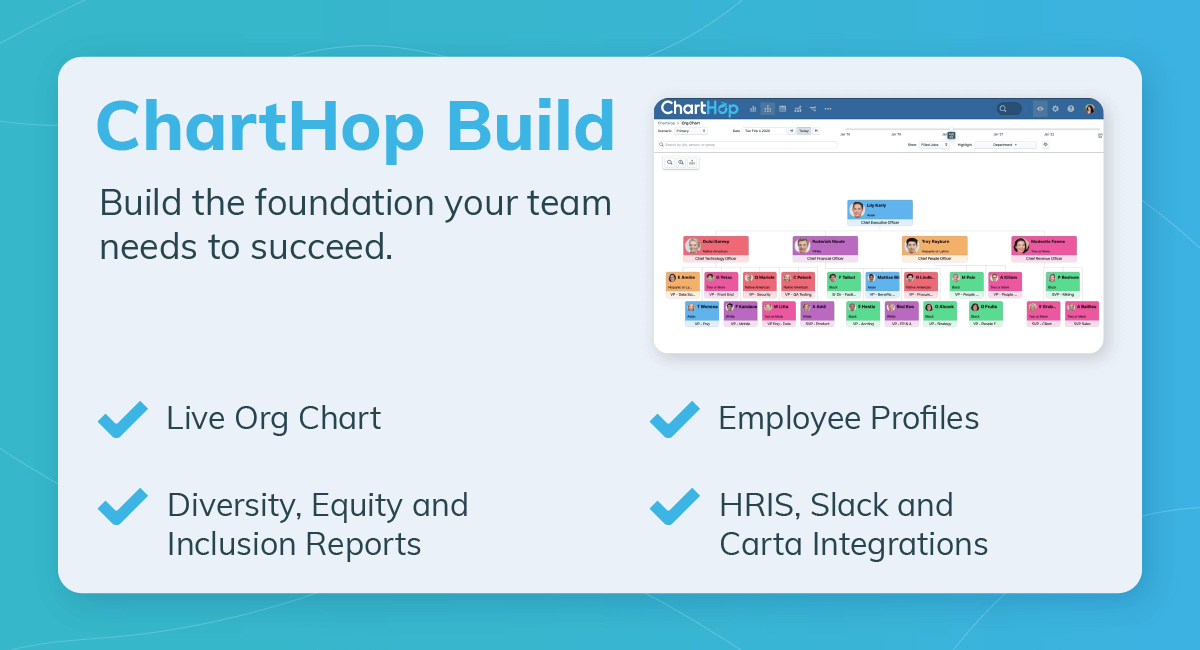 New ChartHop Build offering with DEI